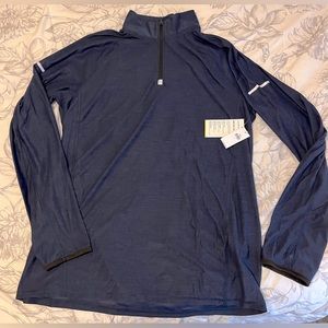 Old Navy Active ‘Breath On’ Mens L running/golf quarter zip - Navy
